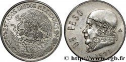 MEXIKO 1 Peso Jose Morelos y Pavon / aigle 1971 Mexico