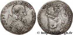 ITALIE - ÉTATS DU PAPE - PIE V (Antoine Michel Ghisleri) Blanc (Bianco ou Double Giulio) N.D. Bologne TB+