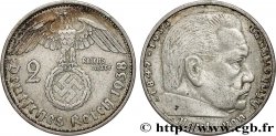 DEUTSCHLAND 2 Reichsmark Paul von Hindenburg 1938 Berlin