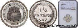 REPúBLICA DOMINICANA 1 1/4  Centavos Proof 1888 Paris