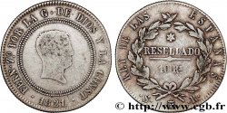 ESPAGNE 10 Reales Ferdinand VII 1821 Madrid