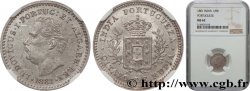 INDE PORTUGAISE - LOUIS Ier 1/8 (oitavo de) Rupia 1881  SUP62 NGC