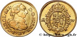 SPAIN - KINGDOM OF SPAIN - CHARLES III 1/2 Escudo 1787 Madrid