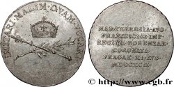 PAYS-BAS AUTRICHIENS - FRANÇOIS II D AUTRICHE Jeton de couronnement 1792  TTB+