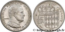 MONACO 1/2 Franc Rainier III 1965 Paris