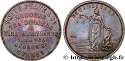AUSTRALIA Token de 1 Penny publicitaire pour Smith, Peate and Co 1836 Heaton