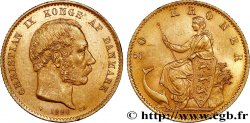 DANEMARK - ROYAUME DU DANEMARK - CHRISTIAN IX 20 Kroner 1890 Copenhague SUP