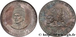 ETHIOPIA 5 Dollars Proof Empereur Hailé Selassié - YOHANNES IV 1972 