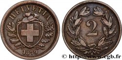 SCHWEIZ 2 Centimes (Rappen) 1879 Berne