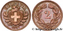 SVIZZERA  2 Centimes 1897 Berne 