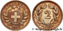 SUISSE 2 Centimes (Rappen) 1898 Berne 