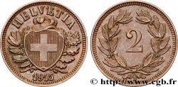 SUISSE 2 Centimes (Rappen) 1915 Berne