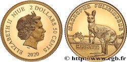 NIUE 2 Dollars 50 Cents Proof Kangourou 2020