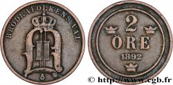 SVEZIA 2 Ore Oscar II 1892