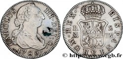ESPAGNE 2 Reales Charles III 1786 Madrid TTB