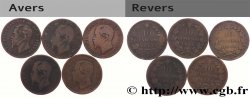 ITALIE Lot 5 x 10 Centesimi Victor Emmanuel II n.d. Atelier Divers