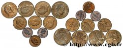 MONACO Lot de dix monnaies centimes de Rainier III n.d. Paris