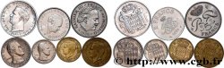 MONACO Lot de sept monnaies de Rainier III n.d. Paris