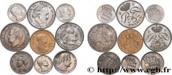 MONACO Lot de neuf monnaies de Rainier III n.d. Paris