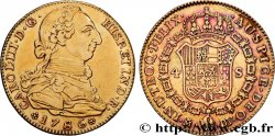 SPAIN - KINGDOM OF SPAIN - CHARLES IV 4 Escudos  1786 Madrid