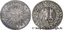 SWITZERLAND - REPUBLIC OF GENEVA 1/2 Thaler (6 Florins, 4 Sols, 6 Deniers) 1795 Genève