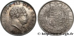 GRANDE-BRETAGNE - GEORGES III 1/2 Crown type à la petite tête 1819