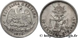 MEXIQUE 50 Centavos 1871 Culiacan