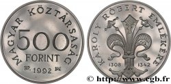 HUNGARY 500 Forint Proof Charles Robert de Hongrie 1992 Budapest