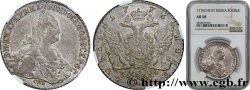 RUSSIE - CATHERINE II Rouble 1776 Saint-Pétersbourg SUP58 NGC