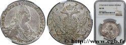 RUSSIE - CATHERINE II Rouble 1776 Saint-Pétersbourg