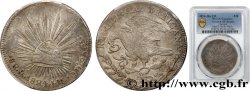 MEXIQUE 8 Reales (Hook-Neck) 1824 Mexico TTB PCGS