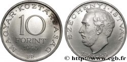 HONGRIE 10 Forint Proof 100e anniversaire de la révolution de 1848, le comte István Széchenyi 1948 Budapest