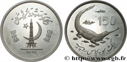 PAKISTAN 150 Rupees Proof Gavial 1976  SPL