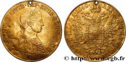 AUTRICHE - FERDINAND Ier 4 Ducat 1848 Vienne TTB/TTB+