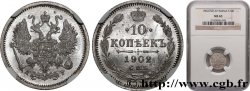 RUSSIE - NICOLAS II 10 Kopecks 1902 Saint-Petersbourg