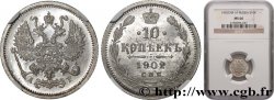 RUSSIA - NICHOLAS II 10 Kopecks 1902 Saint-Petersbourg