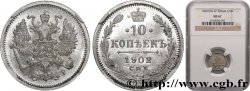 RUSSIA - NICHOLAS II 10 Kopecks 1902 Saint-Petersbourg