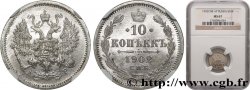 RUSSIE - NICOLAS II 10 Kopecks 1902 Saint-Petersbourg