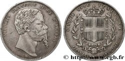ITALIE - ROYAUME D ITALIE - VICTOR-EMMANUEL II 5 Lire 1861 Florence
