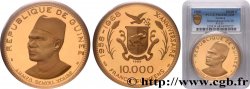 GUINÉE 10000 Francs Proof Ahmed Sekou Touré 1969 