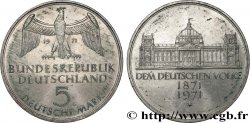 ALEMANIA 5 Mark Centenaire du parlement allemand 1971 Karlsruhe