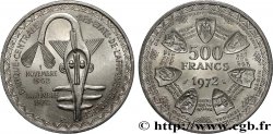 ÉTATS DE L AFRIQUE DE L OUEST (BCEAO) 500 Francs BCEAO 1972 Paris