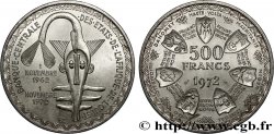 ÉTATS DE L AFRIQUE DE L OUEST (BCEAO) 500 Francs BCEAO 1972 Paris