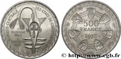 ÉTATS DE L AFRIQUE DE L OUEST (BCEAO) 500 Francs BCEAO 1972 Paris