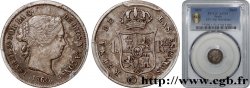 ESPAGNE - ROYAUME D ESPAGNE - ISABELLE II 1 Real  1860 Barcelone TTB53 PCGS