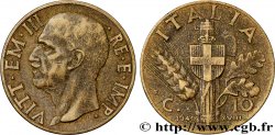 ITALIE 10 Centesimi Victor-Emmanuel III an XVIII 1940 Rome - R