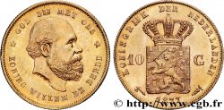 GOLD-, PALLADIUM- UND PLATIN-INVESTITIONEN 10 Gulden Guillaume III, 2e type 1877 Utrecht VZ