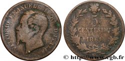 ITALIE 5 Centesimi Victor Emmanuel II 1861 Naples