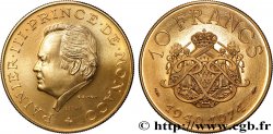 MONACO - PRINCIPALITY OF MONACO - RAINIER III Essai 10 francs en or 1974 Paris