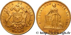 CHILI 10 Pesos 1859 Santiago